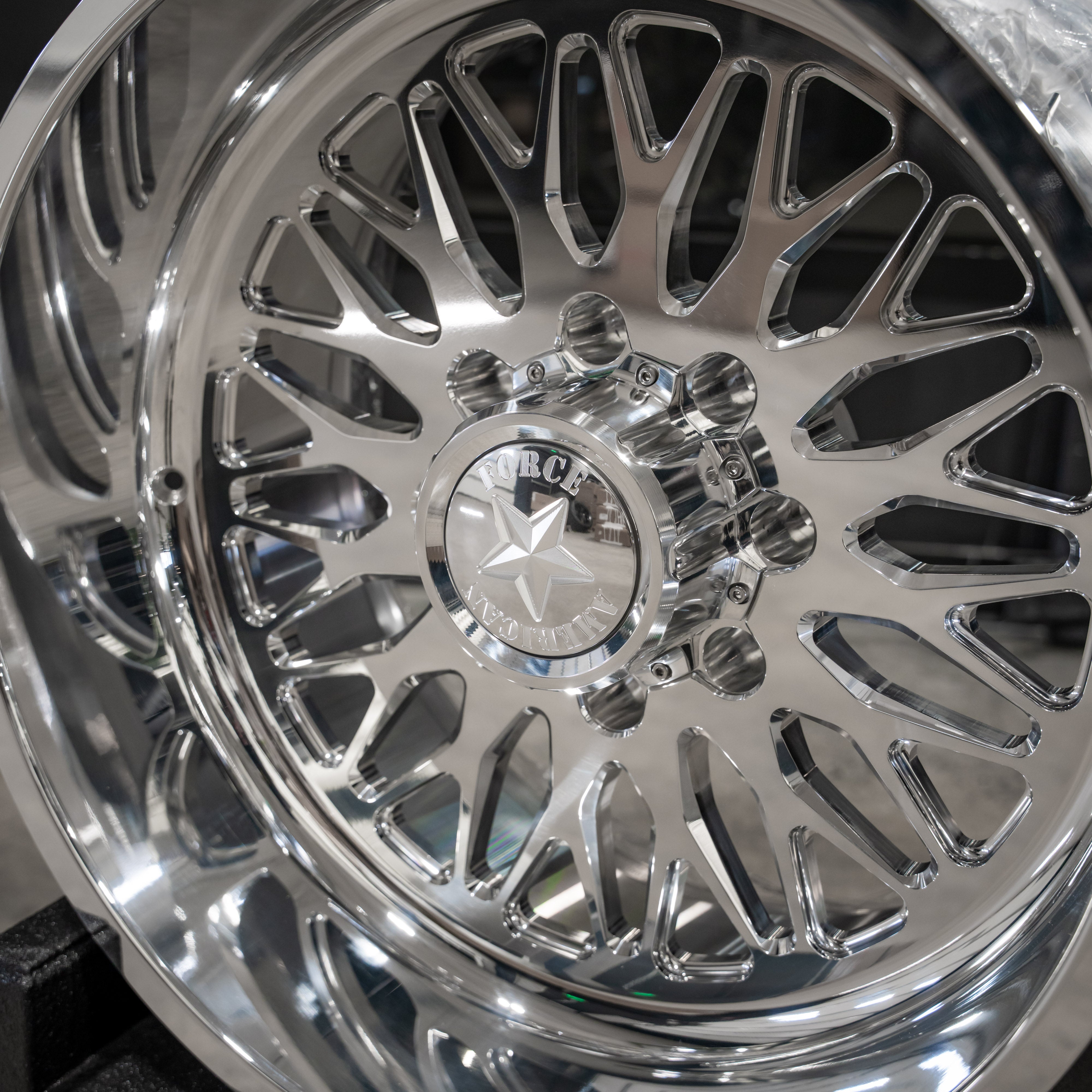 22x12 American Force N09 EXTORT - 8x180 Lug Pattern - Polished (Set of 4) - Legends Auto Parts