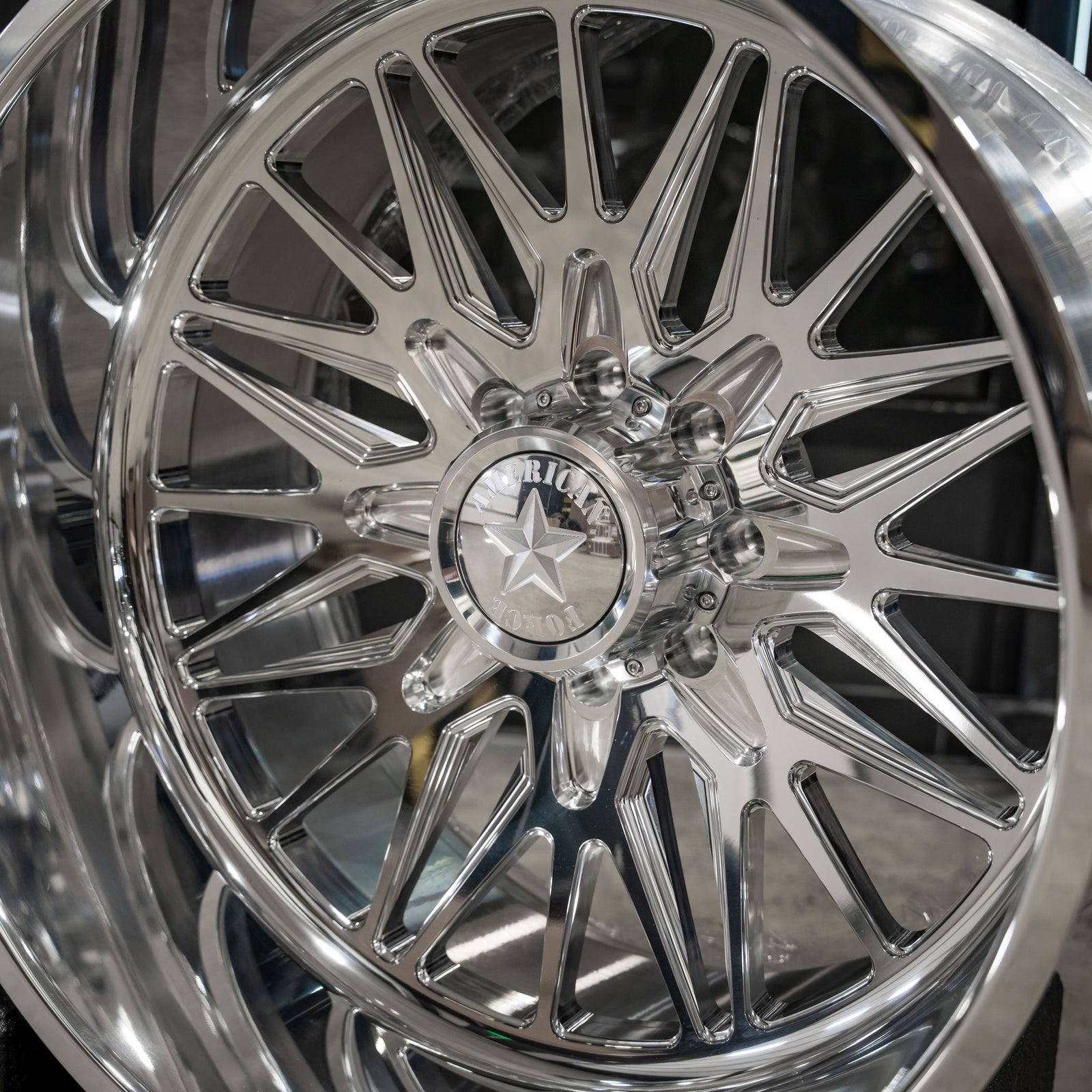 24x14 American Force CKH41 Frost - 8x6.5 Lug Pattern - Polished (Set of 4) - Legends Auto Parts