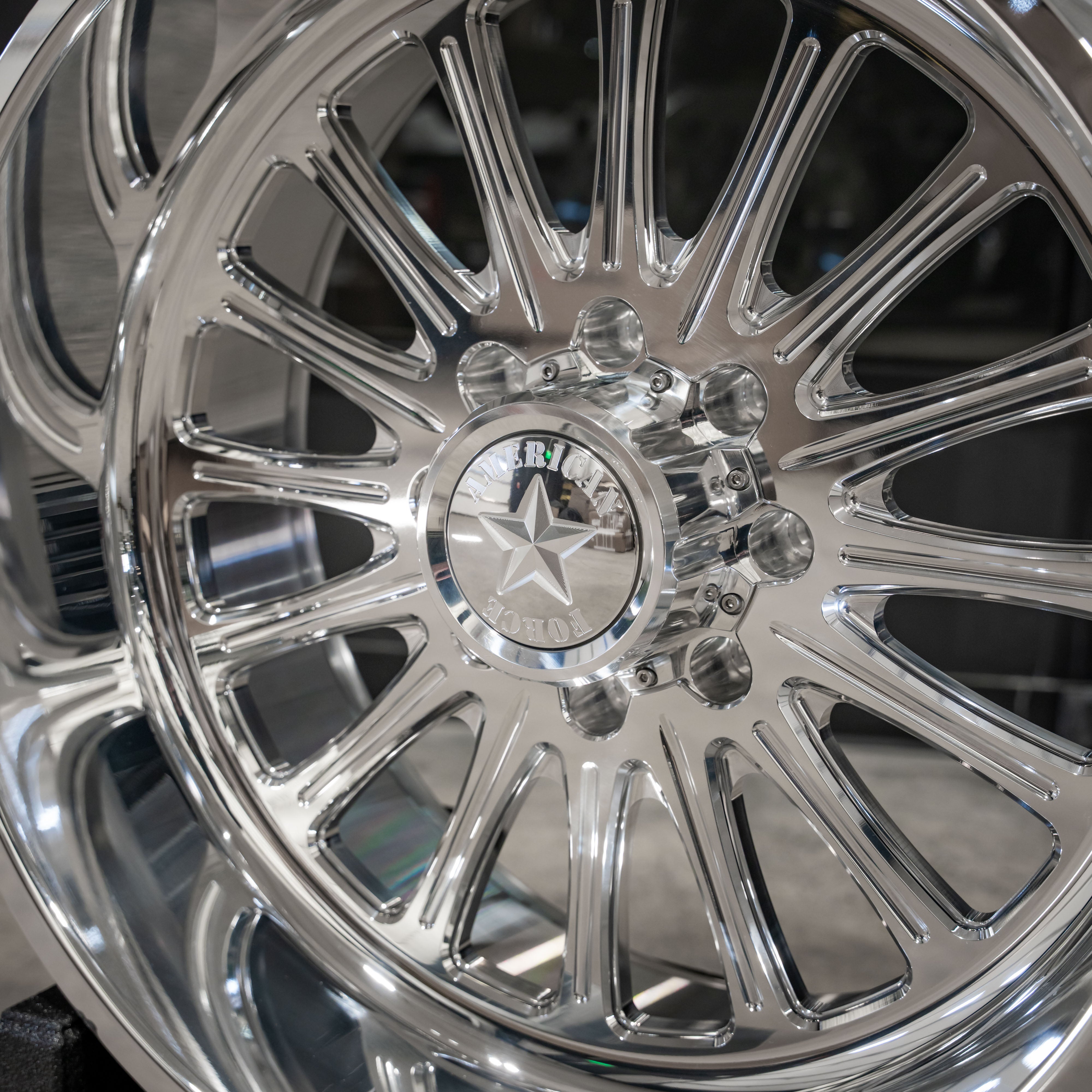 24x12 American Force N08 LEXAR - 8x170 Lug Pattern - Polished (Set of 4) - Legends Auto Parts