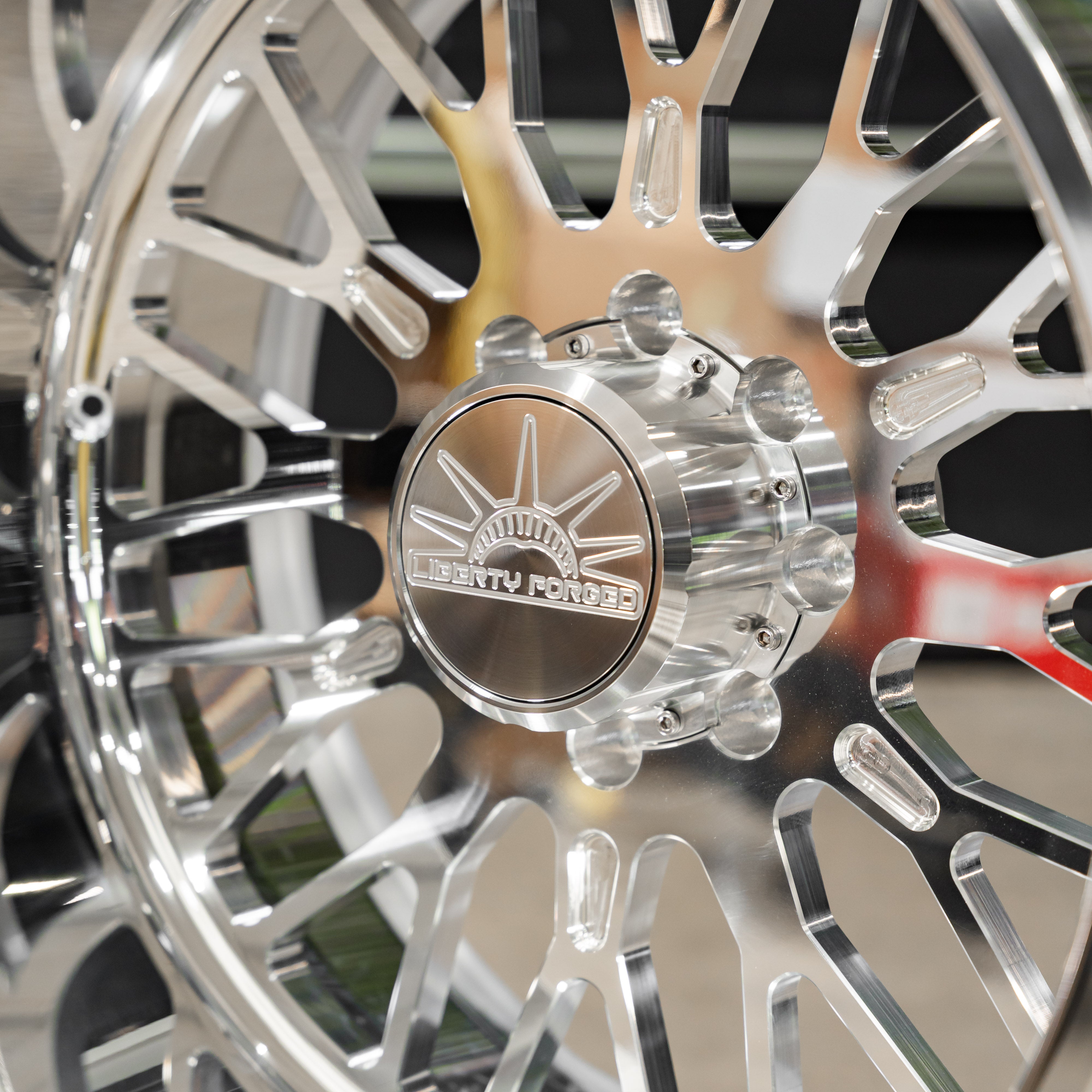 24x14 Liberty Forged LBTY21 - 8x170 Lug Pattern - Polished (Set of 4) - Legends Auto Parts