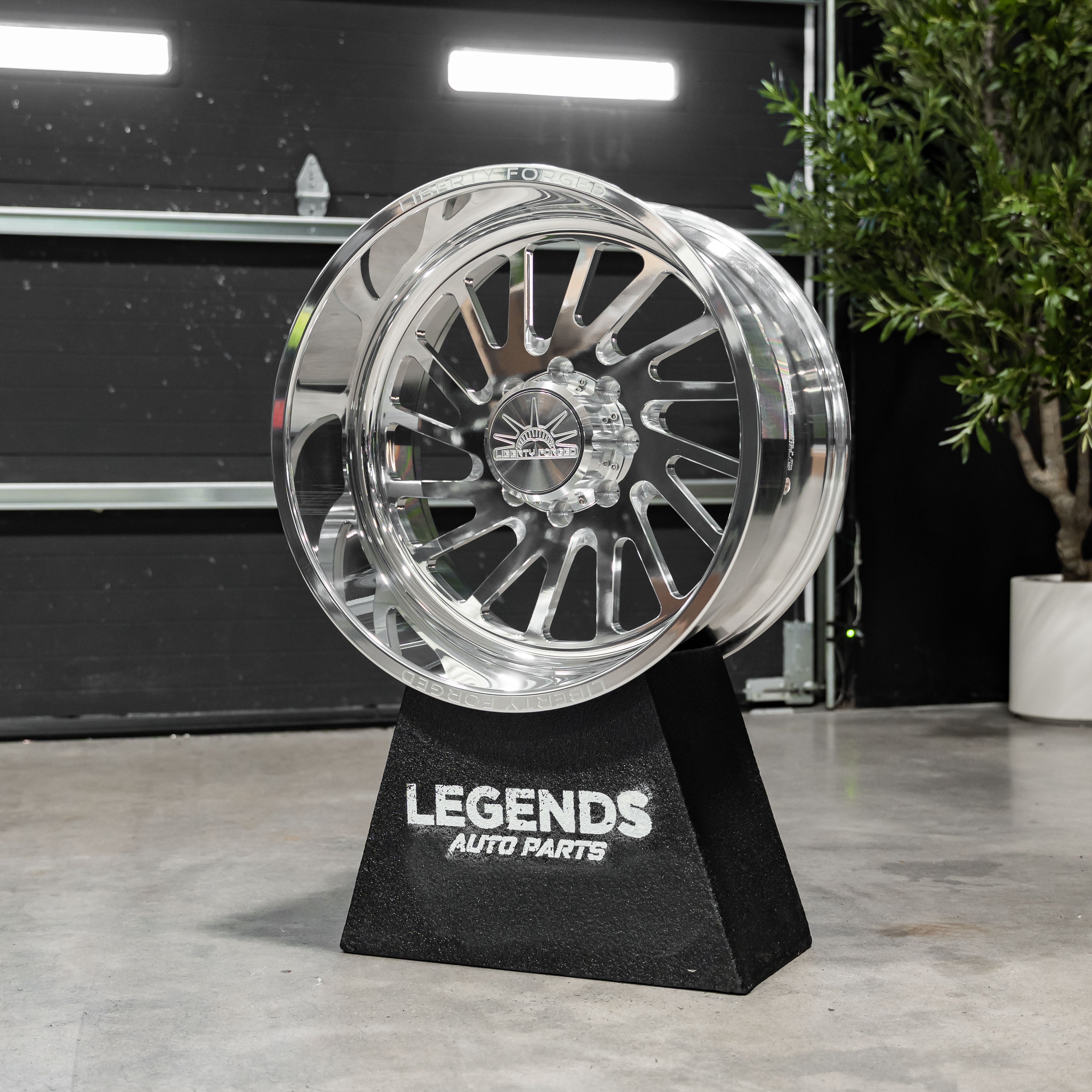 22x12 Liberty Forged LBTY11 - 8x170 Lug Pattern - Polished (Set of 4) - Legends Auto Parts