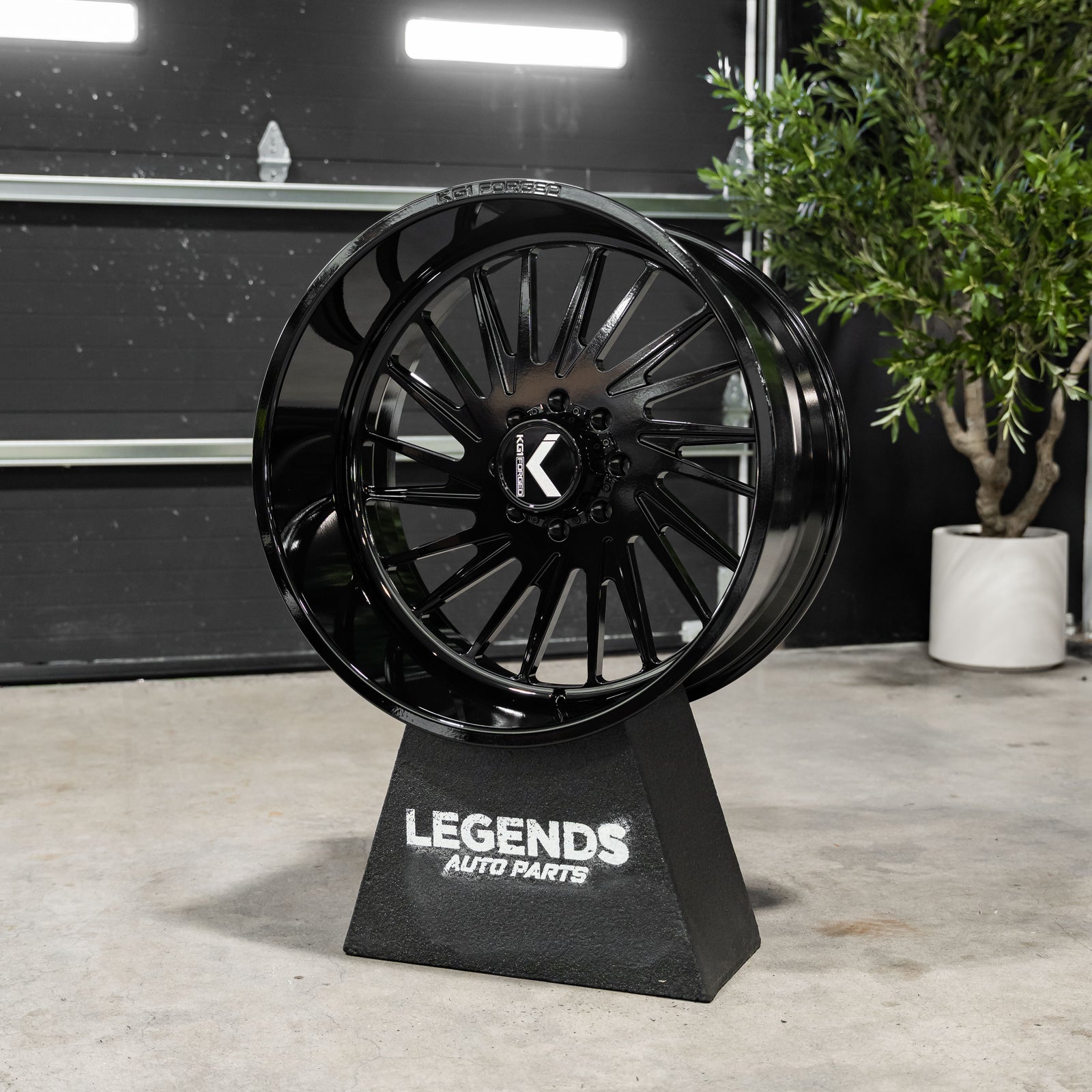 26x14 KG1 Forged Javelin - 8x170 Lug Pattern - Gloss Black (Set of 4) - Legends Auto Parts