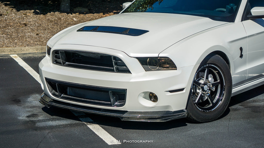 2010 - 2014 Shelby GT500 Carbon Fiber Hood Vent - Legends Auto Parts