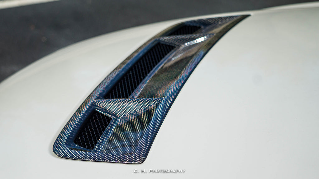 2010 - 2014 Shelby GT500 Carbon Fiber Hood Vent - Legends Auto Parts