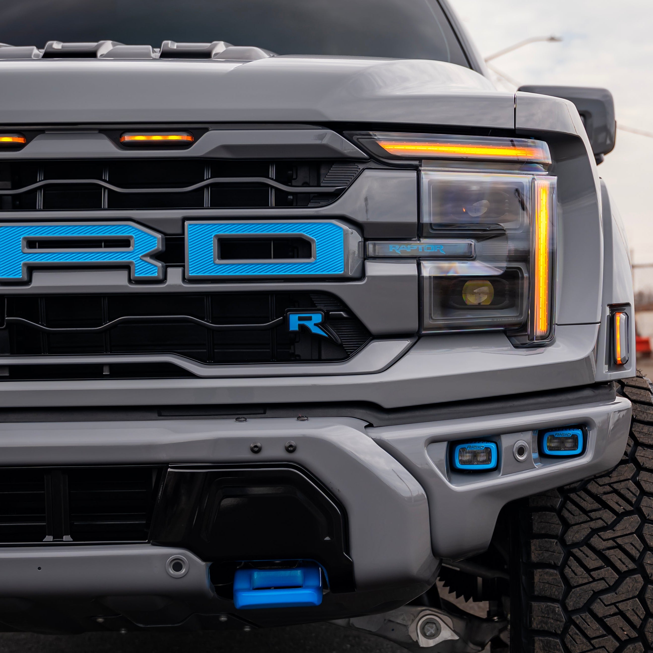 2021-2025 Ford F-150 Raptor Custom Painted Raptor Emblem Package - Legends Auto Parts