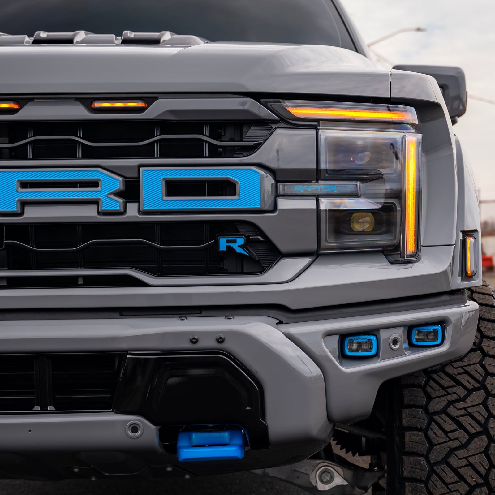 2021-2025 Ford F-150 Raptor Custom Painted Raptor Emblem Package - Legends Auto Parts