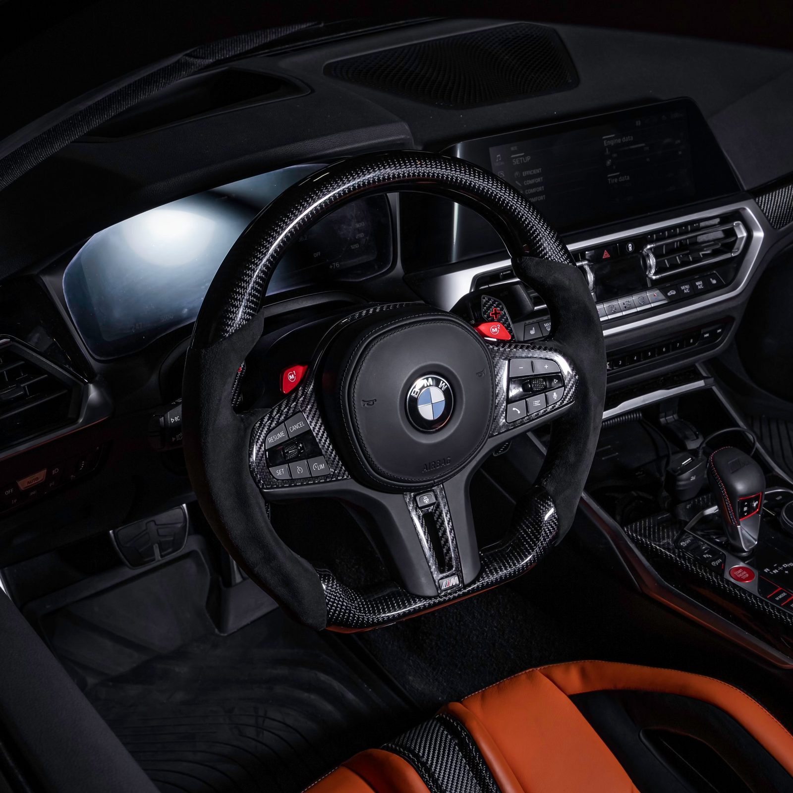 2021+ BMW G80/G82/G87 M2/M3/M4 Carbon Fiber Steering Wheel