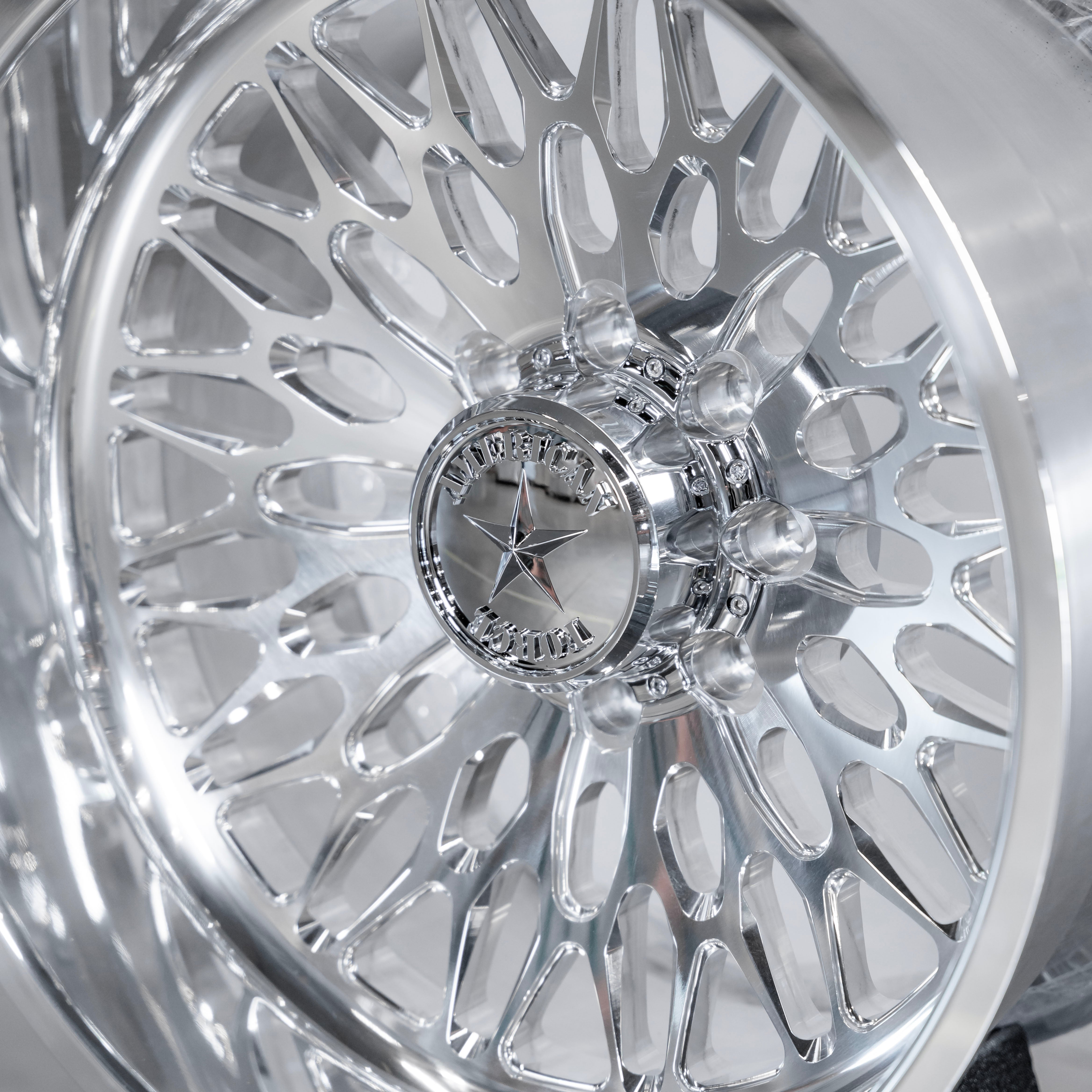 24x12 American Force CKH46 Flare - 8x6.5 Lug Pattern - Polished (Set of 4) - Legends Auto Parts