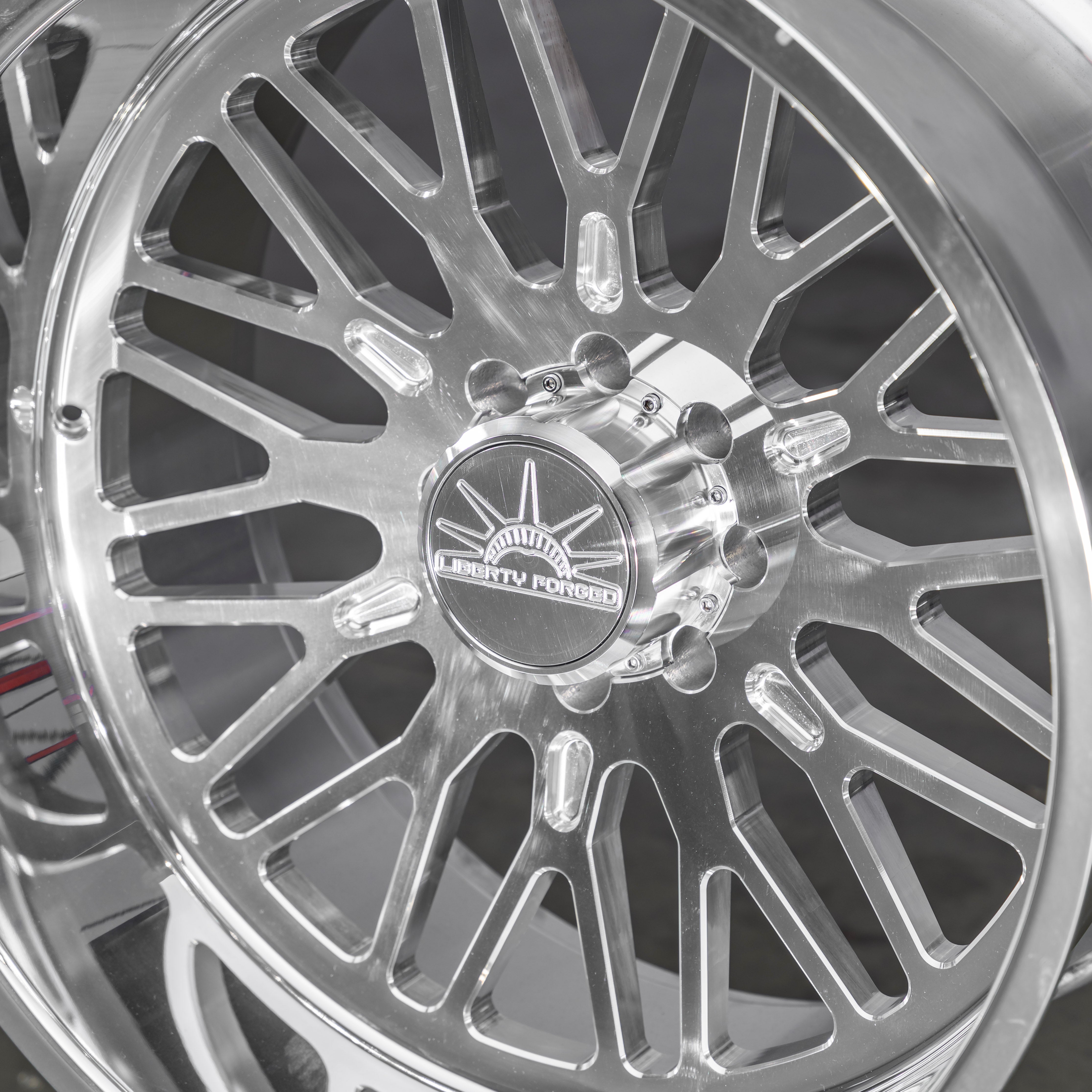 26x14 Liberty Forged LBTYC21 - 8x170 Lug Pattern - Polished (Set of 4) - Legends Auto Parts