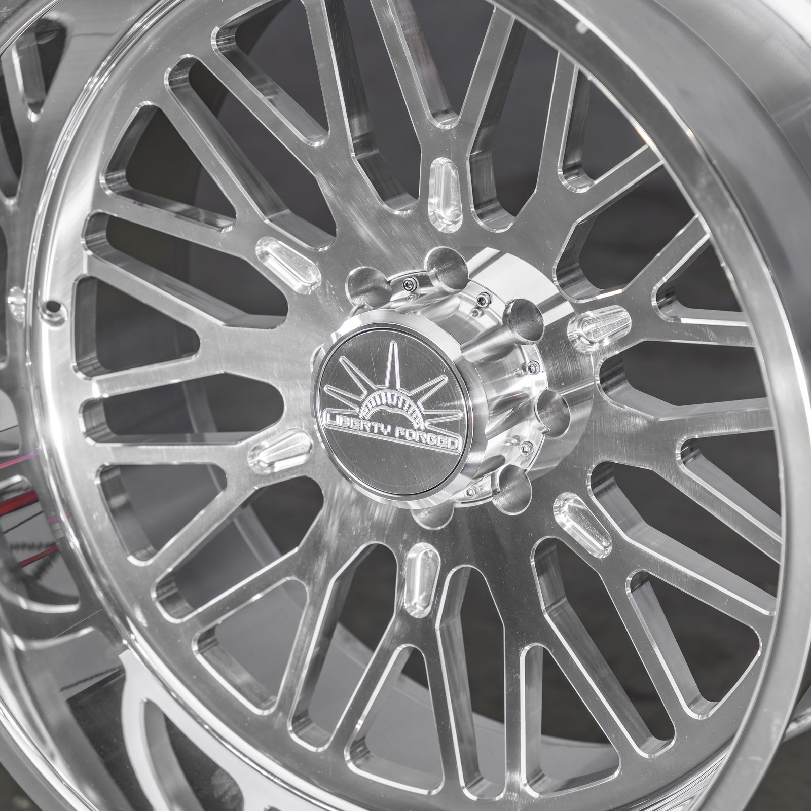 26x14 Liberty Forged LBTYC21 - 8x170 Lug Pattern - Polished (Set of 4) - Legends Auto Parts