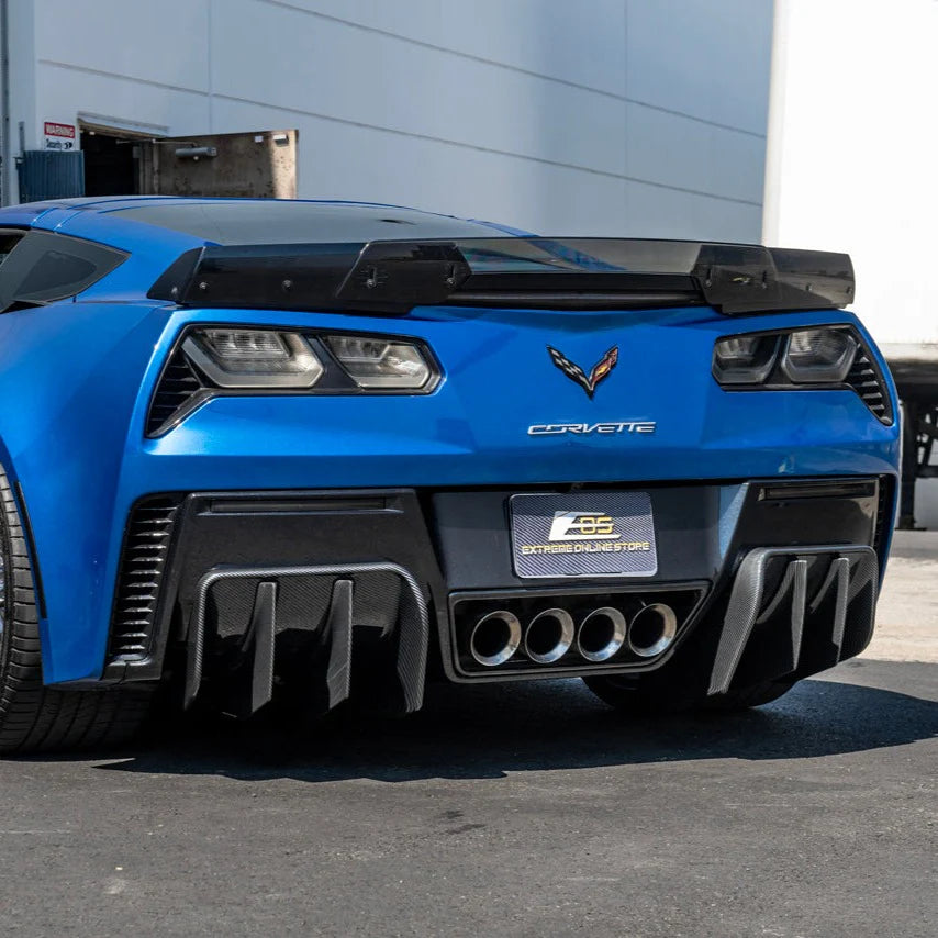 Extreme - Corvette C7 Add On Rear Bumper Diffuser