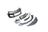 2010-2015 Chevy Camaro ZL1 1LE Track Package Front Bumper Conversion 11pcs Full Kit Flat BLK Body Kit - Legends Auto Parts