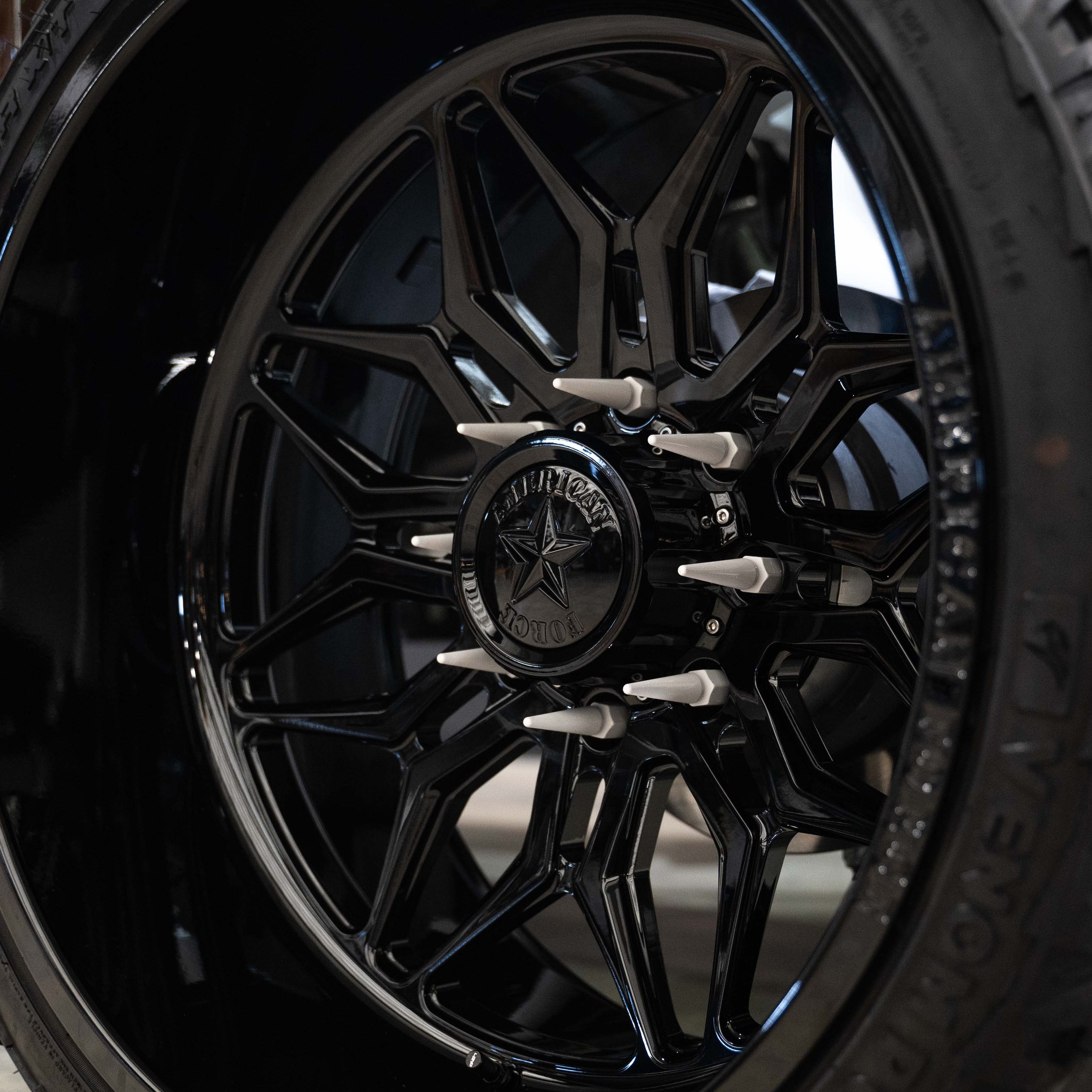 American Force Billet Floater Caps For SIngle Wheels - Legends Auto Parts