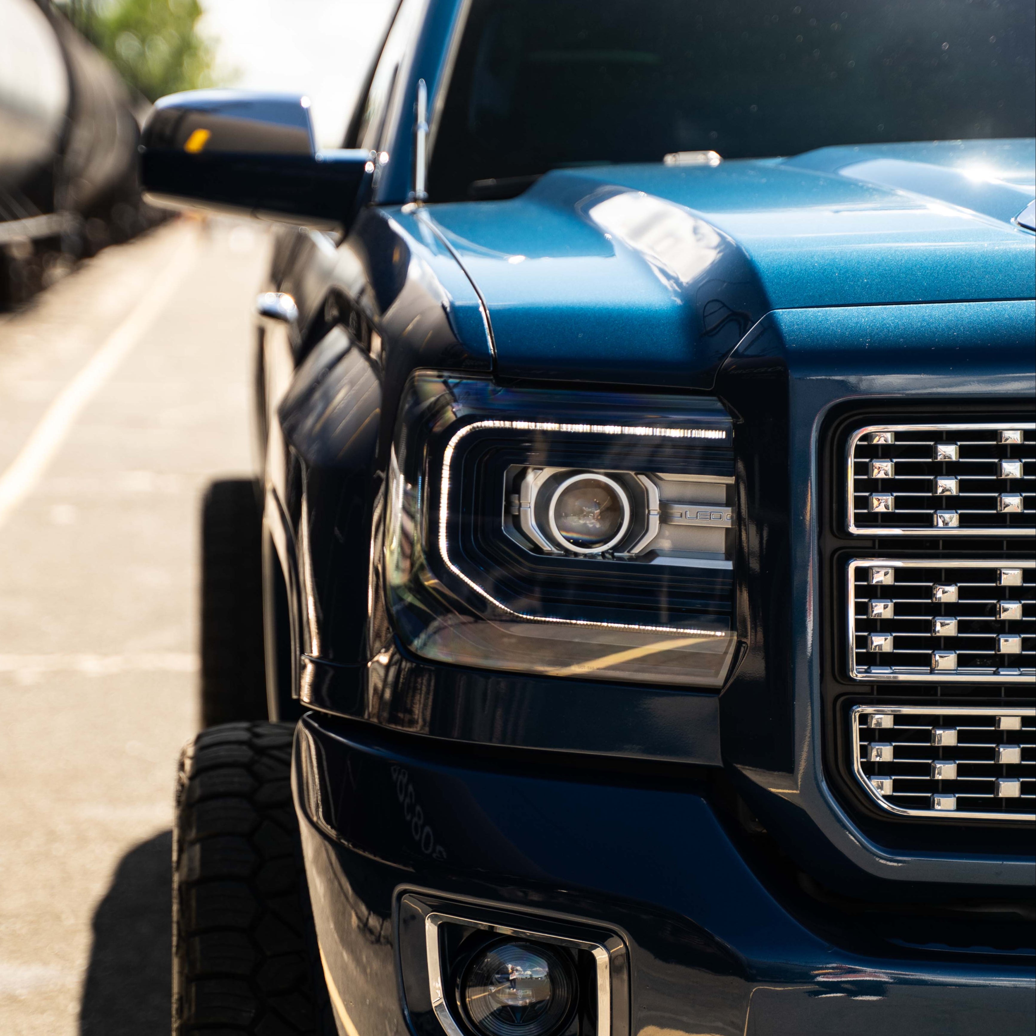 2014 - 2019 GMC Sierra 2500 / 3500 C Bar Style Morimoto LED Headlights Custom - Legends Auto Parts