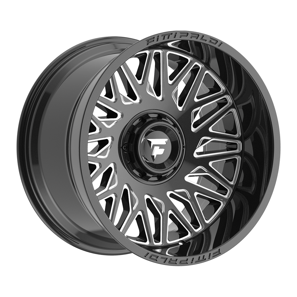 Fittipaldi Off Road FA07 Wheels – Gloss Black Milled | 20x12, 22x12, 26x12