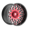 Fittipaldi Off Road FA07MBRM Wheel - Gloss Black Machined Face with Red Tint and Milled Windows