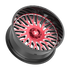 Fittipaldi Off Road FA07MBRM Wheel - Gloss Black Machined Face with Red Tint and Milled Windows