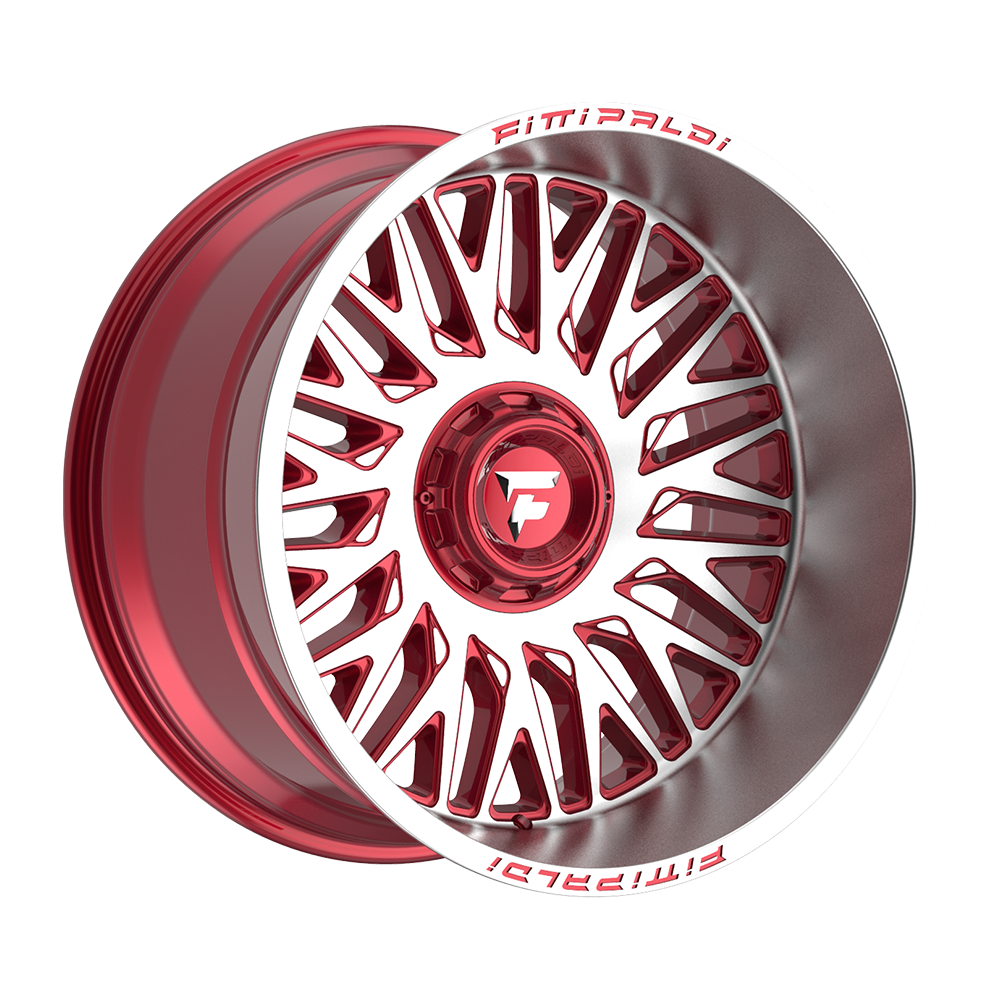 Fittipaldi Off Road FA07MR Wheel - Gloss Red with Machined Face and Lip