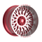 Fittipaldi Off Road FA07MR Wheel - Gloss Red with Machined Face and Lip
