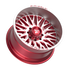Fittipaldi Off Road FA07MR Wheel - Gloss Red with Machined Face and Lip