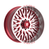 Fittipaldi Off Road FA07MR Wheel - Gloss Red with Machined Face and Lip