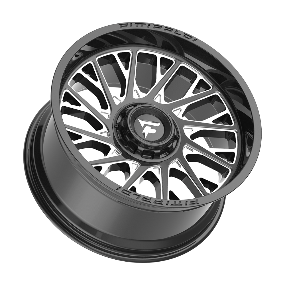 Fittipaldi Off Road FA08BM Wheel - Gloss Black Milled