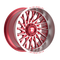 Fittipaldi Off Road FA08MR Wheel - Gloss Red with Machined Face and Lip