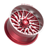 Fittipaldi Off Road FA08MR Wheel - Gloss Red with Machined Face and Lip