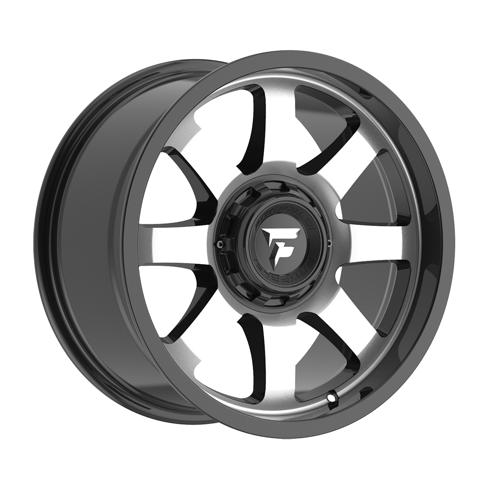 Fittipaldi Off Road FA16MB Wheel - Gloss Black Machined