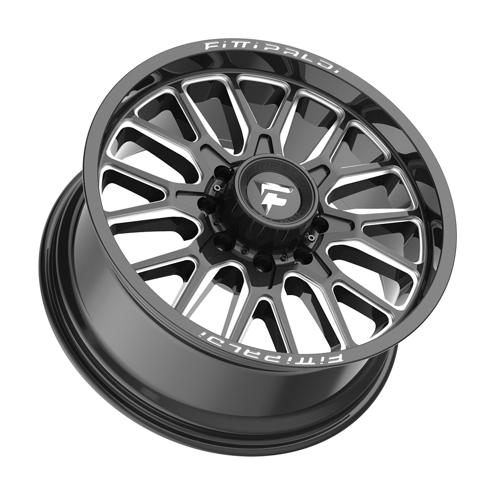 Fittipaldi Off Road FA18 Wheels – Gloss Black Milled | 20x10, 20x12, 20x9, 22x12, 24x12