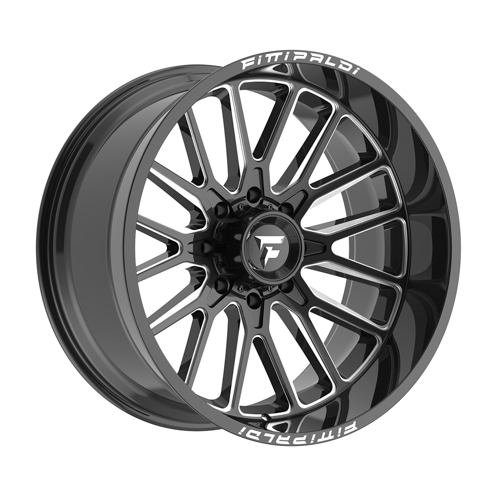 Fittipaldi Off Road FA18 Wheels – Gloss Black Milled | 20x10, 20x12, 20x9, 22x12, 24x12