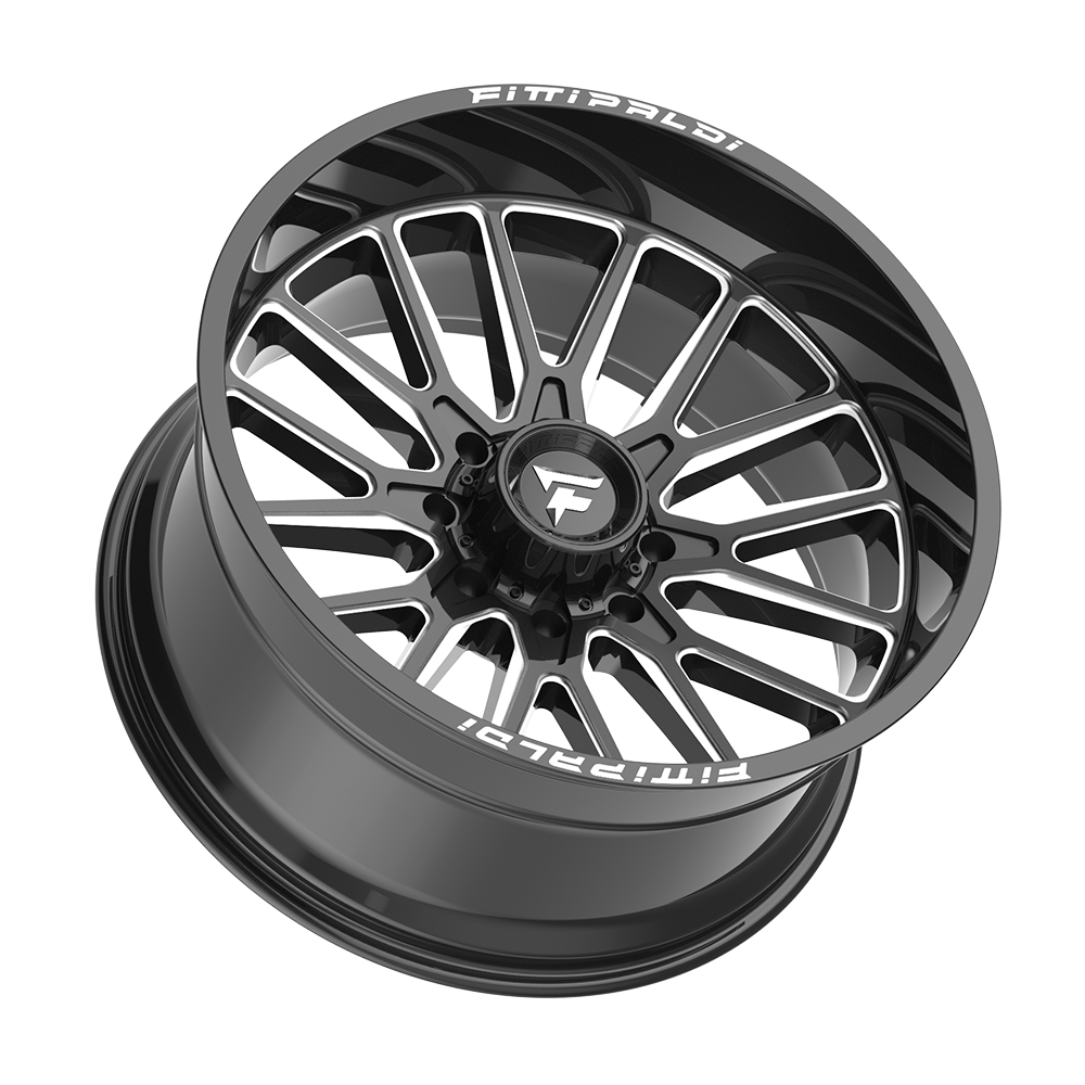 Fittipaldi Off Road FA18 Wheels – Gloss Black Milled | 20x10, 20x12, 20x9, 22x12, 24x12