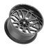 Fittipaldi Off Road FA19BM Wheel - Gloss Black Milled