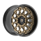 Fittipaldi Off Road FA22ZB Wheel - Gloss Bronze with Gloss Black Lip