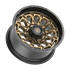 Fittipaldi Off Road FA22ZB Wheel - Gloss Bronze with Gloss Black Lip