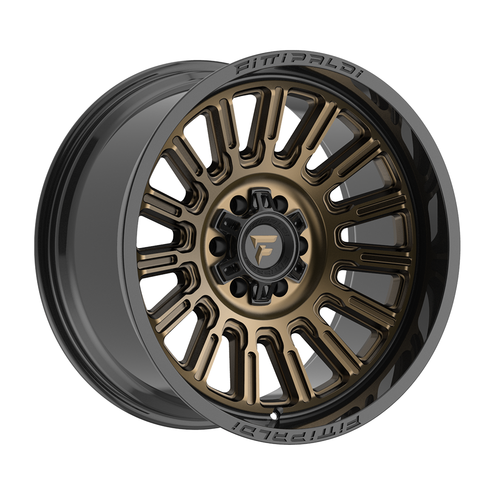 Fittipaldi Off Road FA24ZB Wheel - Gloss Bronze with Gloss Black Lip