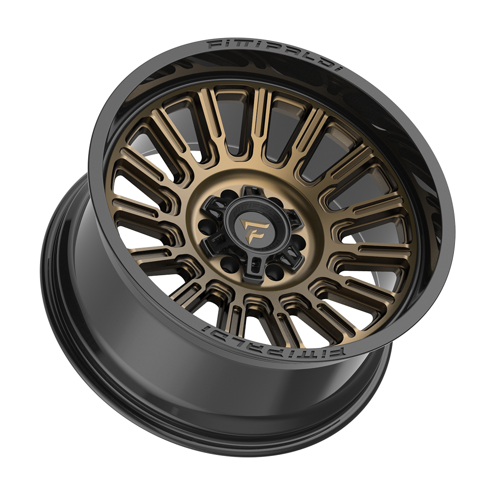 Fittipaldi Off Road FA24ZB Wheel - Gloss Bronze with Gloss Black Lip