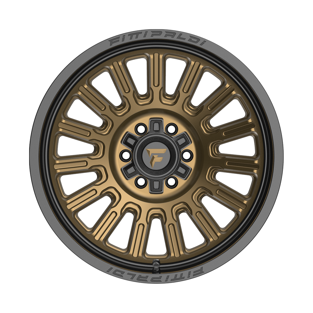 Fittipaldi Off Road FA24ZB Wheel - Gloss Bronze with Gloss Black Lip