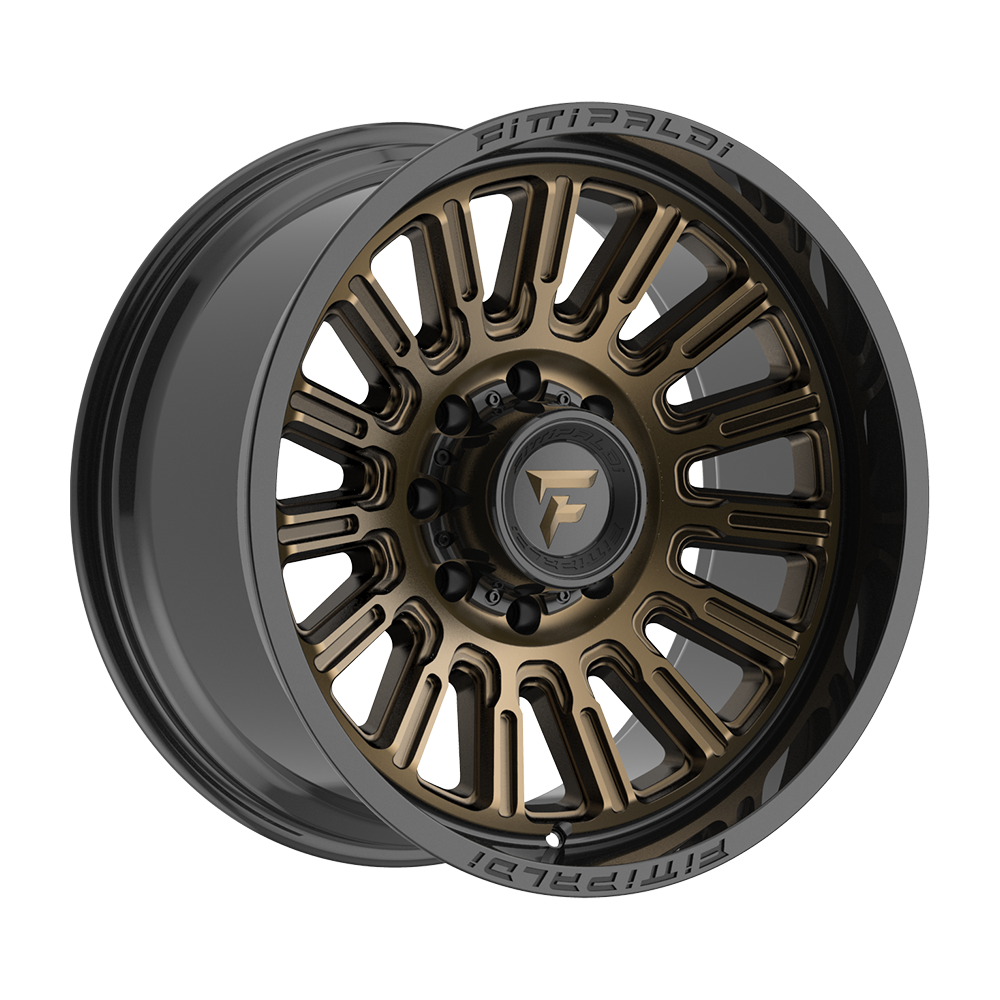 Fittipaldi Off Road FA24ZB Wheel - Gloss Bronze with Gloss Black Lip