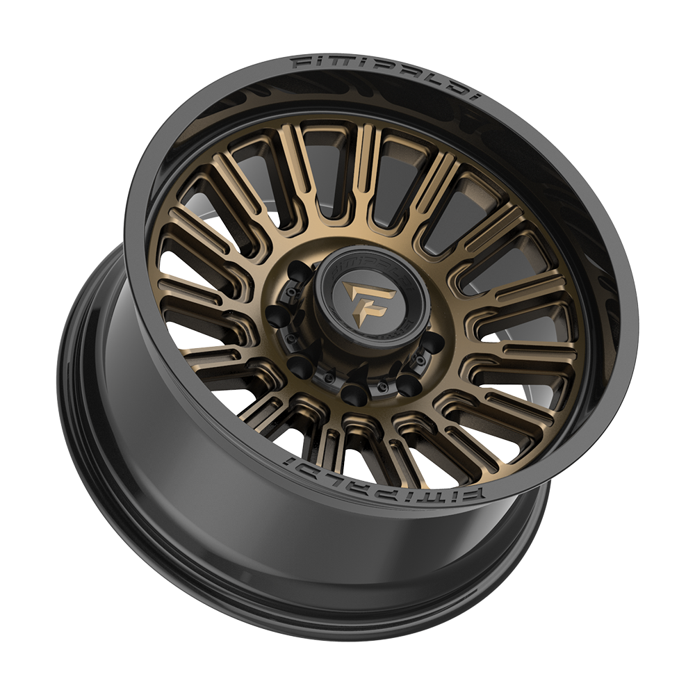 Fittipaldi Off Road FA24ZB Wheel - Gloss Bronze with Gloss Black Lip