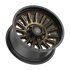 Fittipaldi Off Road FA24ZB Wheel - Gloss Bronze with Gloss Black Lip