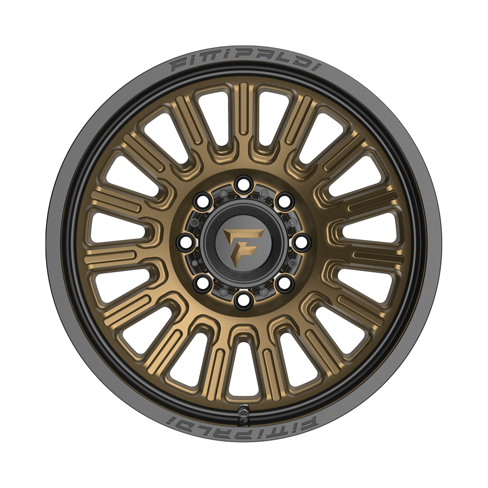 Fittipaldi Off Road FA24ZB Wheel - Gloss Bronze with Gloss Black Lip