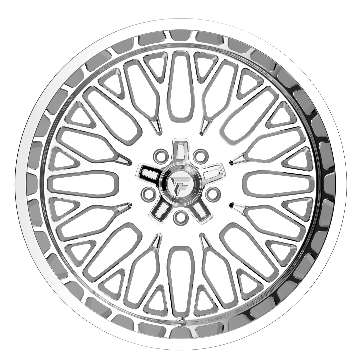 Fittipaldi Off Road FA25 Wheels – Chrome | 20x10, 22x10, 22x12, 24x12, 24x14, 26x14