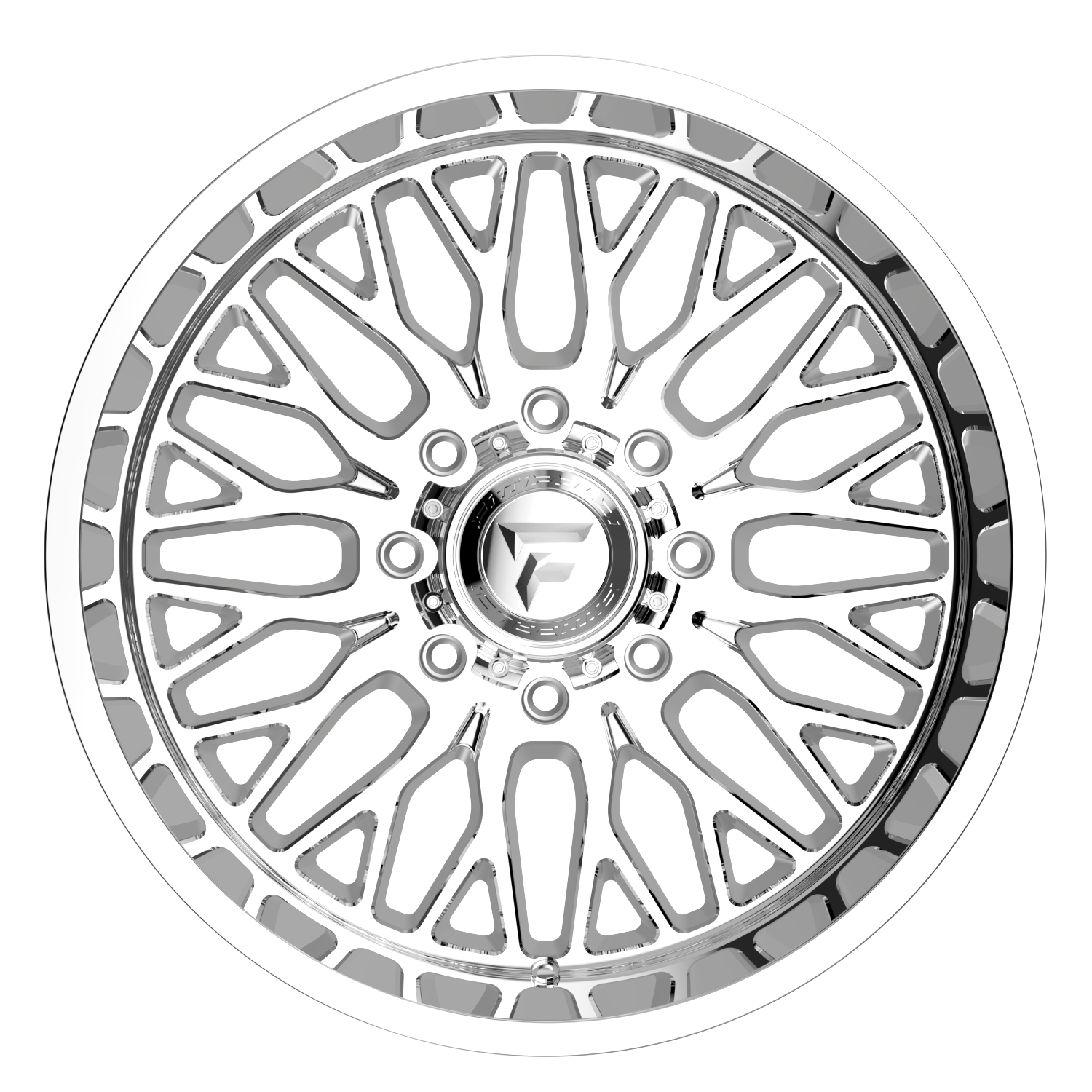 Fittipaldi Off Road FA25 Wheels – Chrome | 20x10, 22x10, 22x12, 24x12, 24x14, 26x14