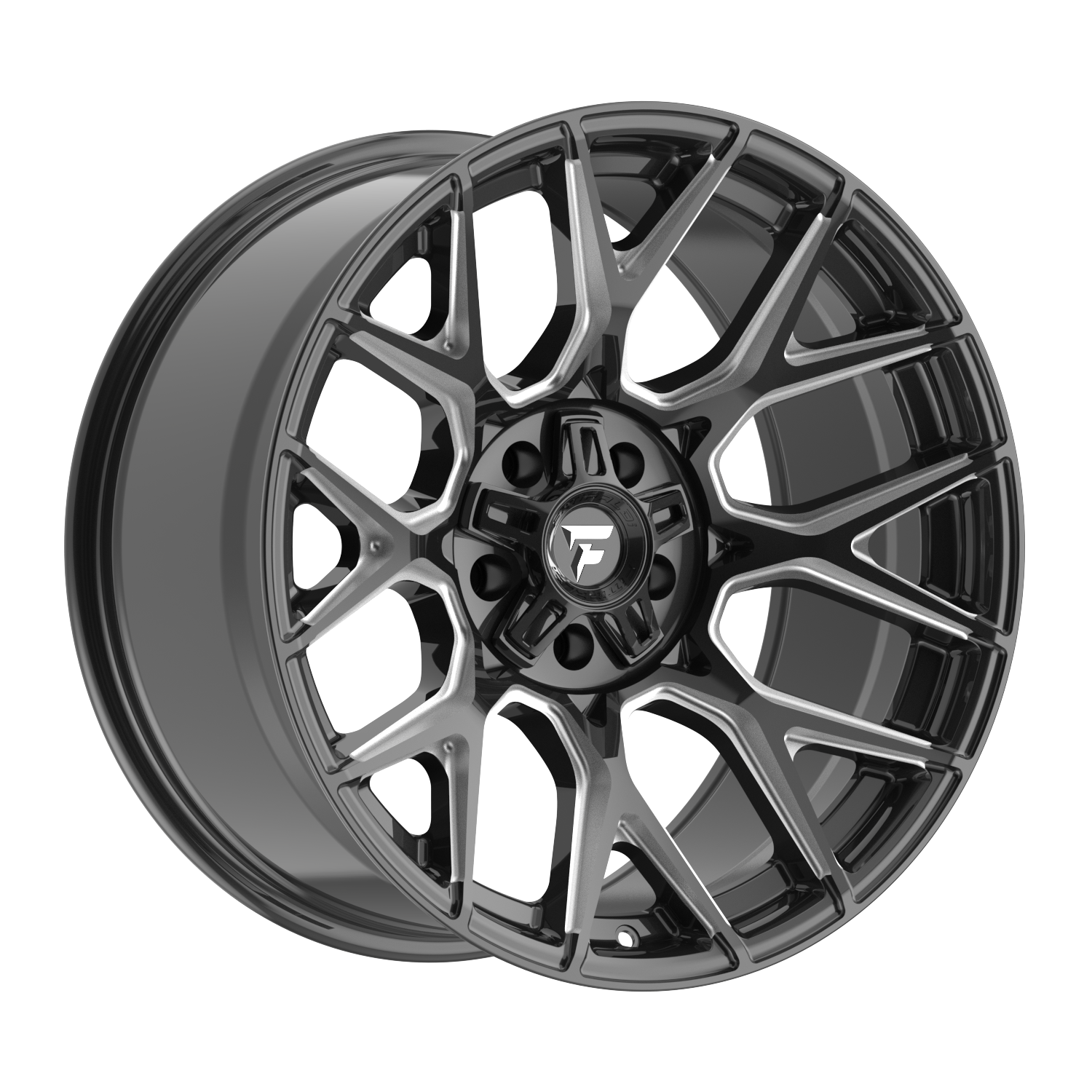 Fittipaldi Off Road FA27BM Wheel - Gloss Black Milled
