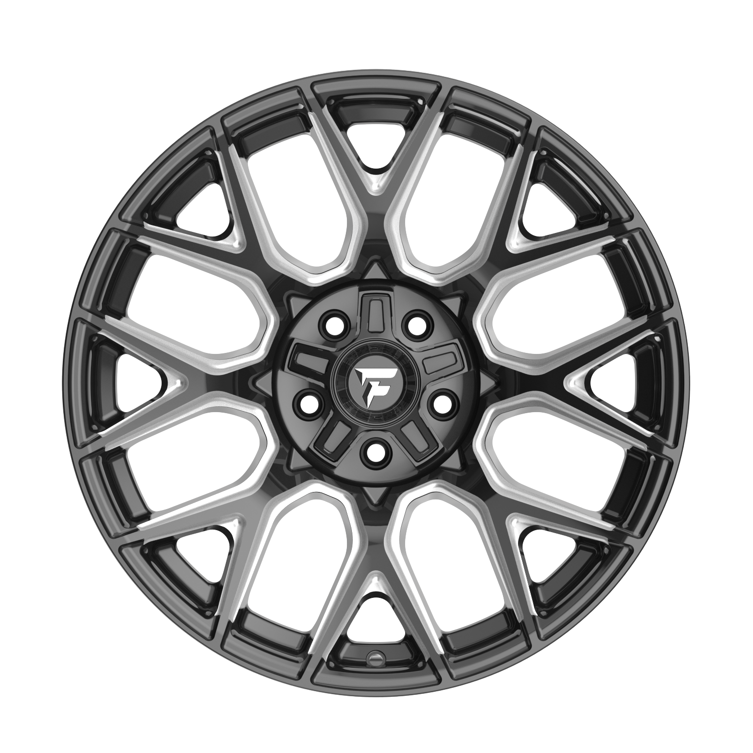 Fittipaldi Off Road FA27BM Wheel - Gloss Black Milled