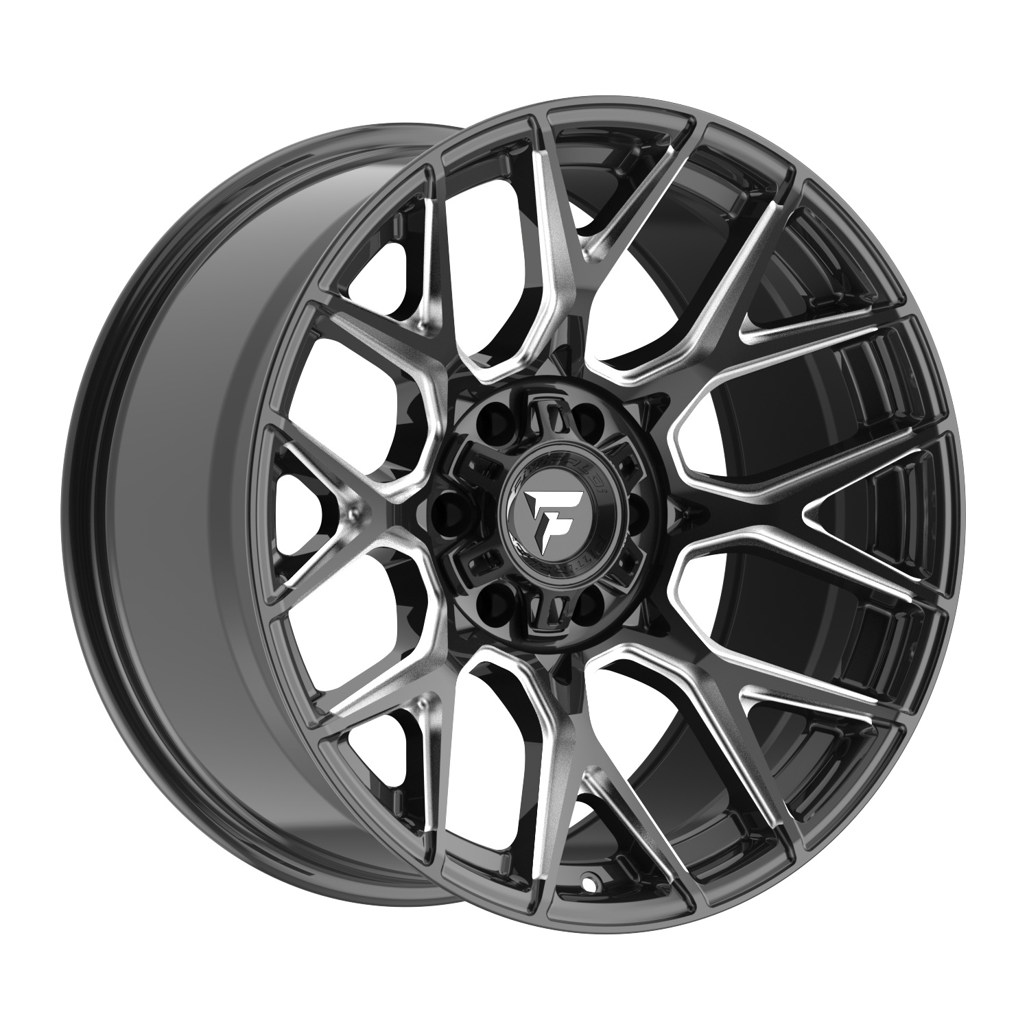 Fittipaldi Off Road FA27BM Wheel - Gloss Black Milled