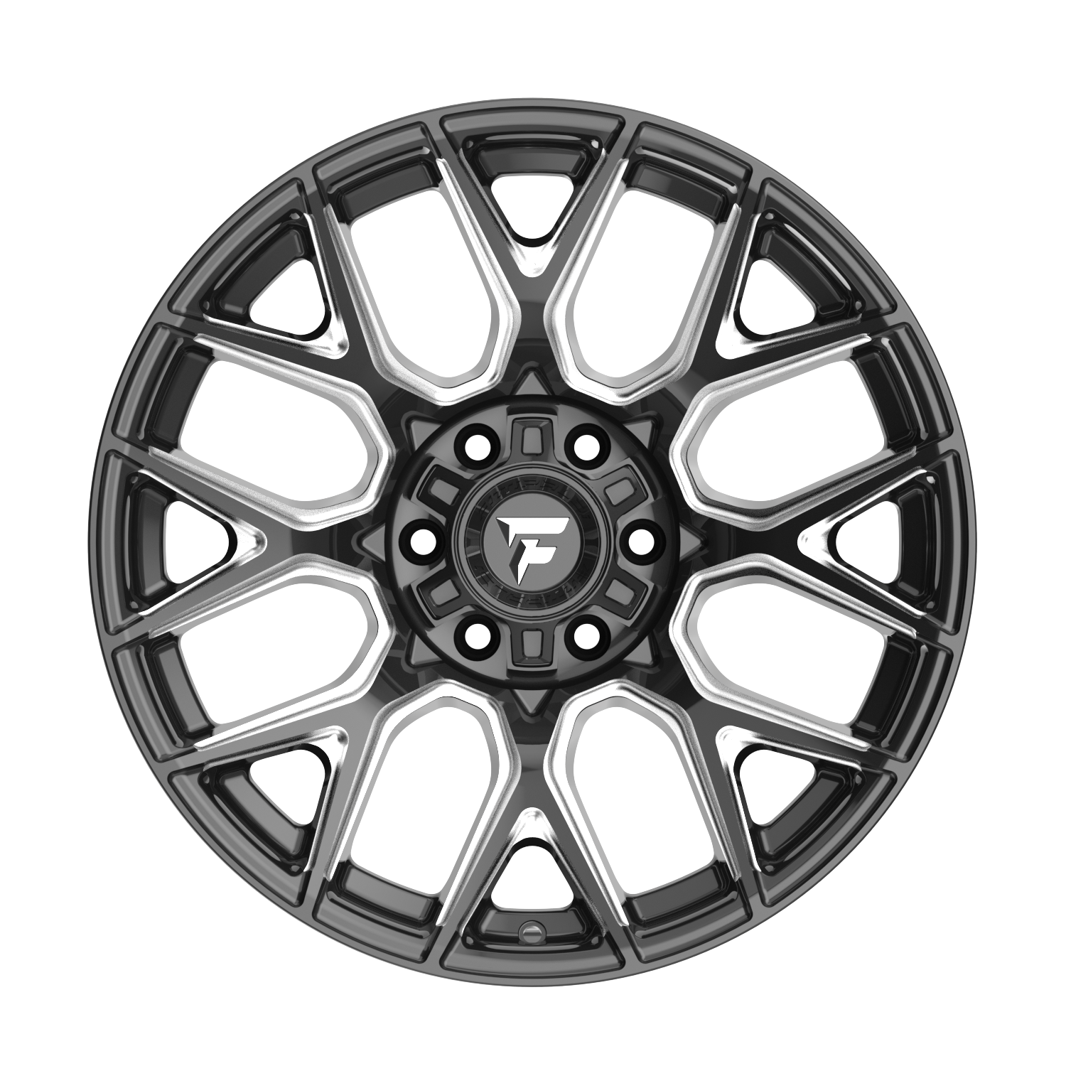 Fittipaldi Off Road FA27BM Wheel - Gloss Black Milled