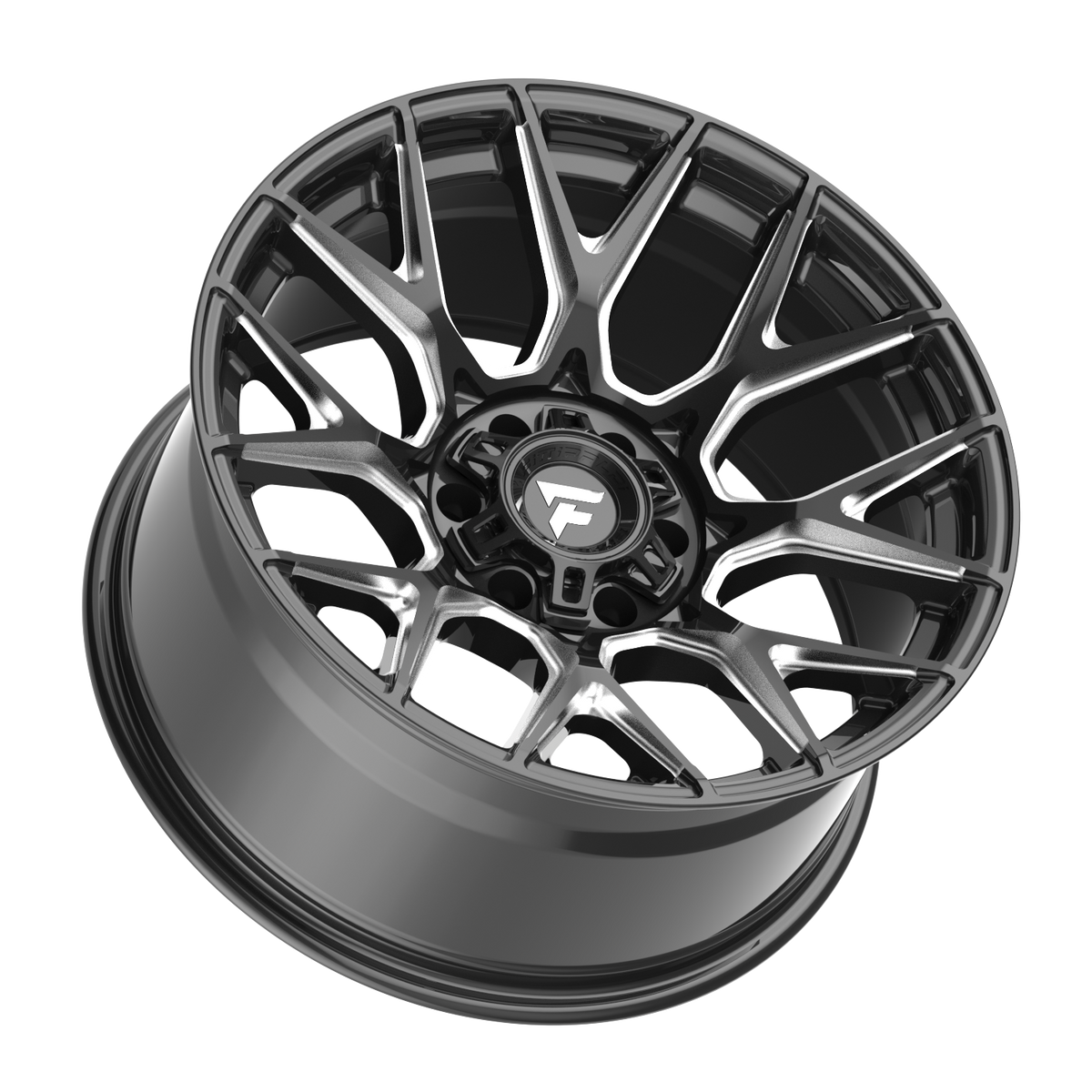 Fittipaldi Off Road FA28 Wheels – Gloss Black Milled | 20x10, 22x12, 22x9