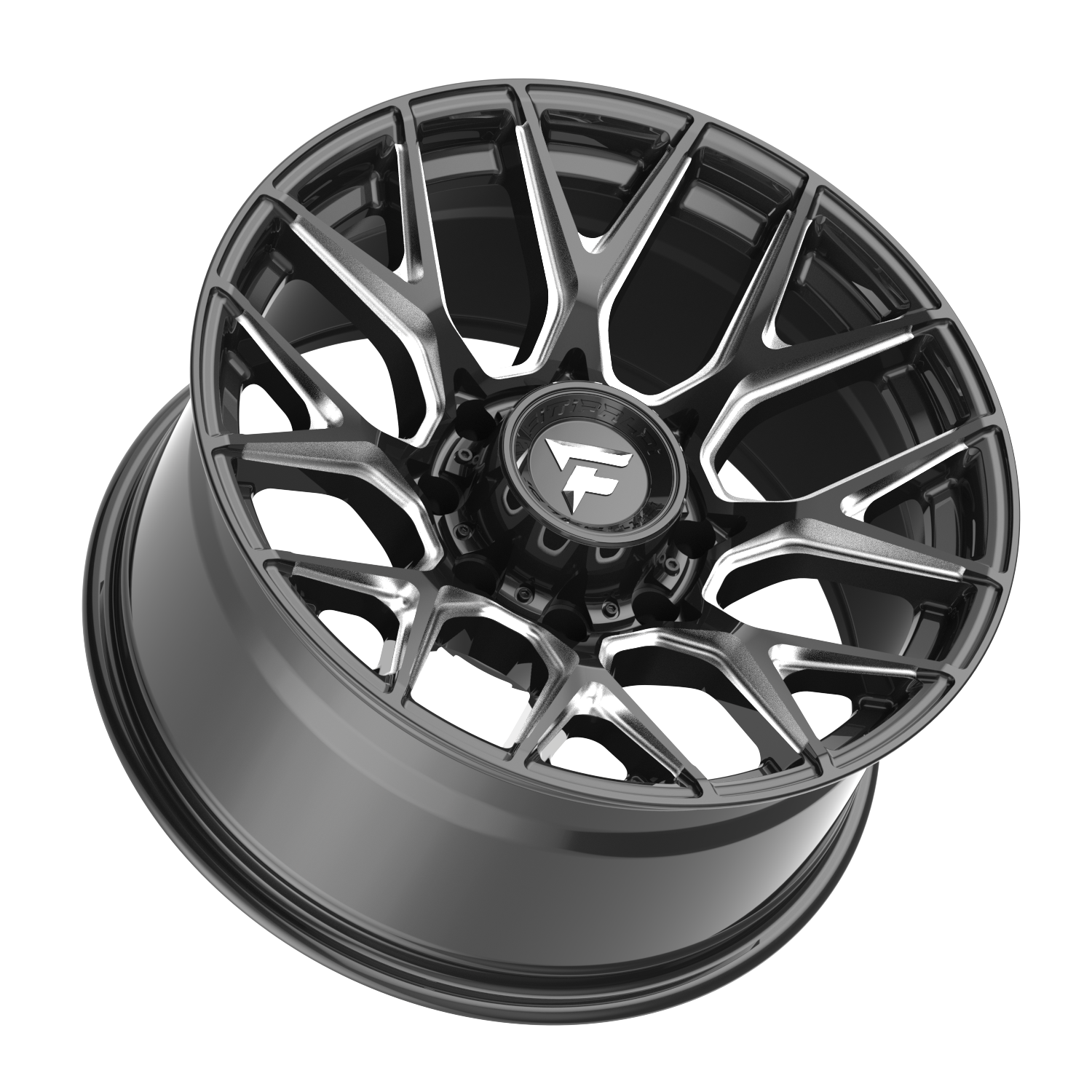Fittipaldi Off Road FA27BM Wheel - Gloss Black Milled